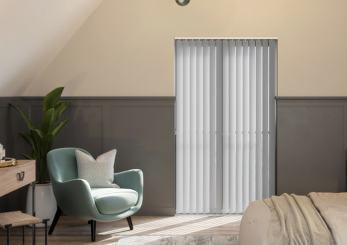 Andromeda, Dusky Grey - Vertical Blind - Image 3